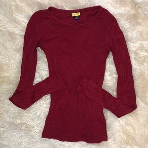 Price & Fox · Red long sleeve